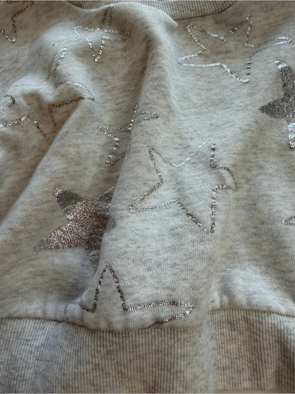 Carter's Gray Star-Print Sweatshirt & Joggers Set